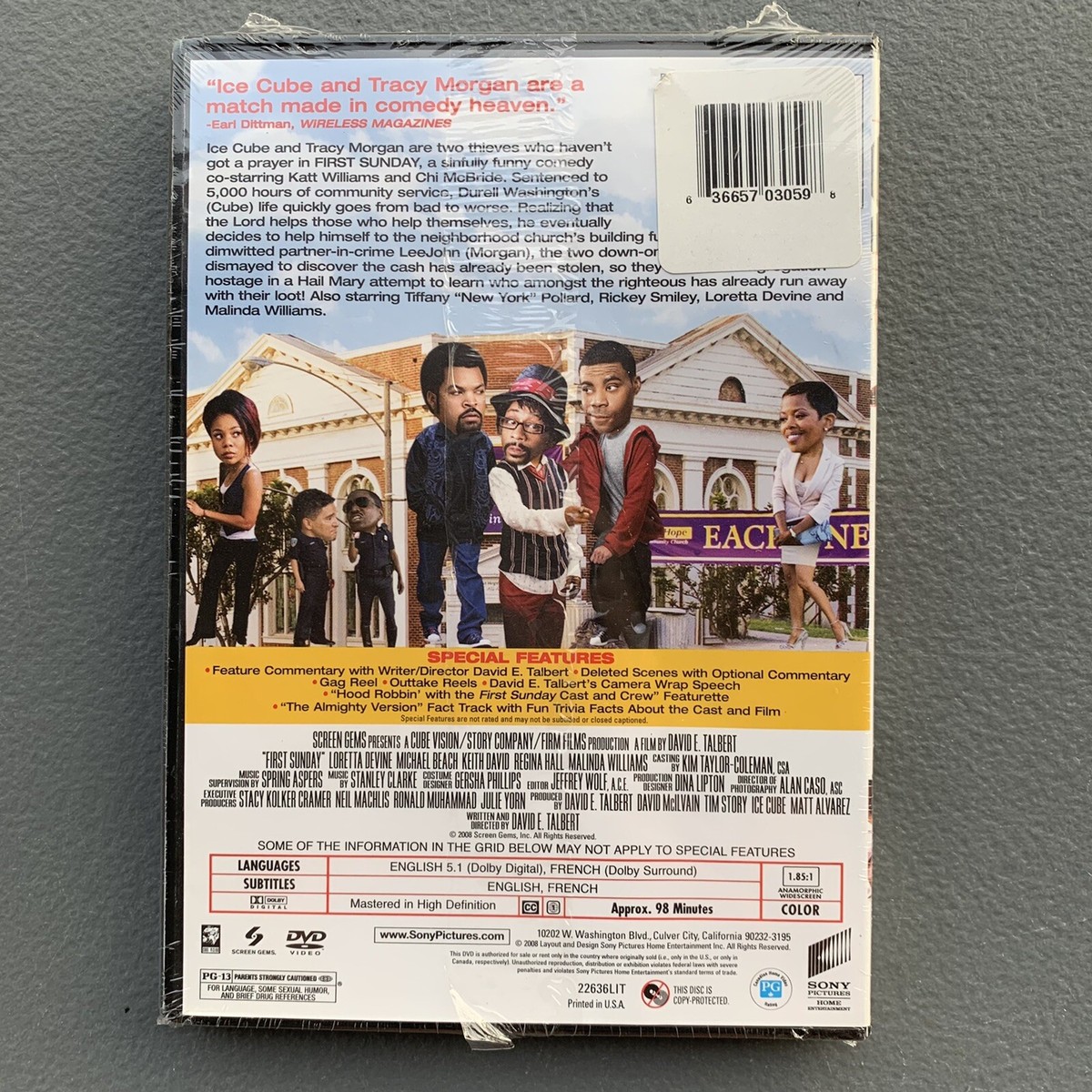 First Sunday DVD Ice Cube, Katy Williams Tracy Morgan previously