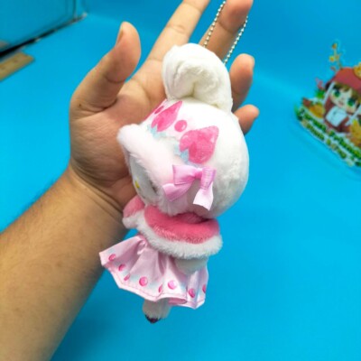 Sanrio My Melody Strawberry SWEET LOOKBOOK Plush Keychain Doll