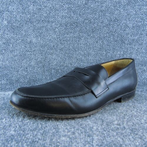 Bexley  Men Penny Loafers Shoes Black  Slip On Size 44.5 Medium - 第 1/9 張圖片