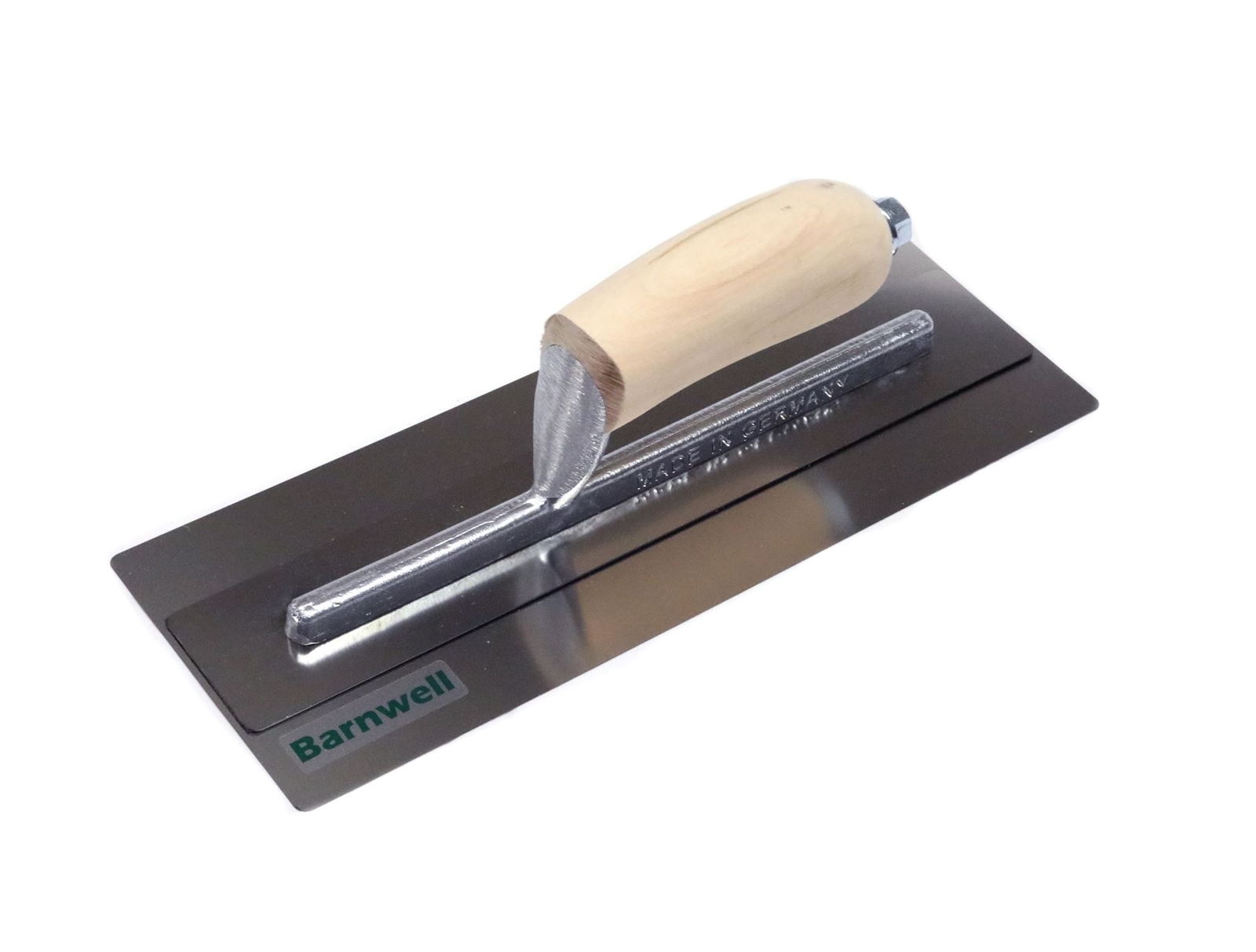 Barnwell PlasterFlex 12"" Plastering Stainless Finishing Trowel Wooden Handle