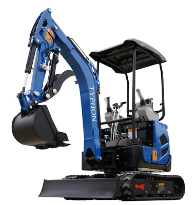 2025 TYPHON TERROR XVII Mini Excavator Rubber Track w Kubota D902