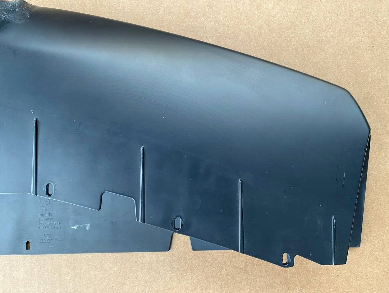 REPAIRED 11 - 16 LAMBORGHINI AVENTADOR LP700 FRONT BUMPER SPLITTER 470807059 OEM