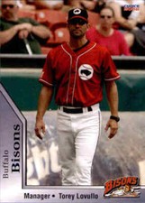 2008 Buffalo Bisons Choice #28 Torey Lovullo Northridge California Baseball Card