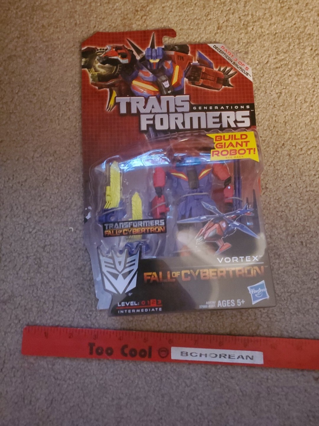 TRANSFORMERS Generations Fall Of Cybertron FOC Deluxe Class Vortex New ...