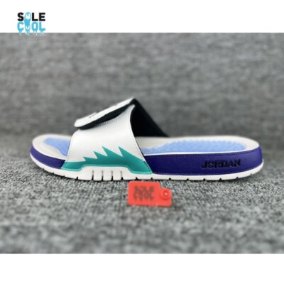 Nike Air Jordan Hydro Retro 5 Slide Grape White Purple Shoes 555501-103