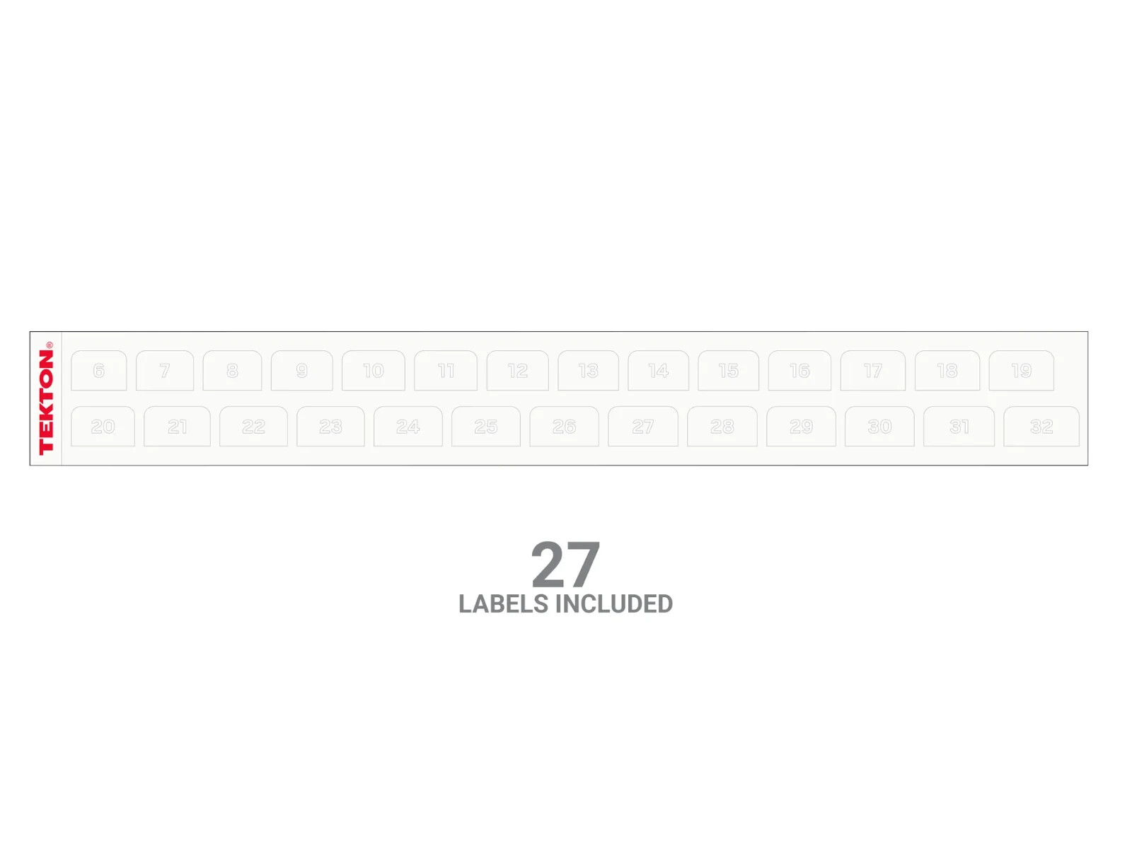 Tekton Combination Wrench Set, Modular Organizers , 27 Piece ( 6-32 Mm )