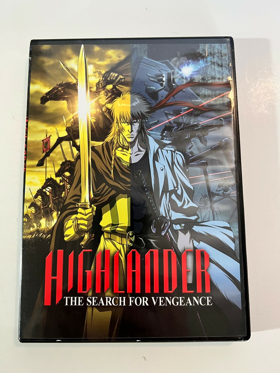 USED Highlander - The Search for Vengeance (Animated) DVD