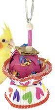 1080h Heart Cane Cake Bird Toy foraging parrot toys cages shredder cockatiel pet