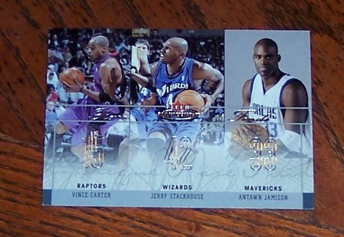 2003 Fleer Mystique Rare Finds /500 Vince Carter Jerry Stackhouse Antawn Jamison - Picture 3 of 3