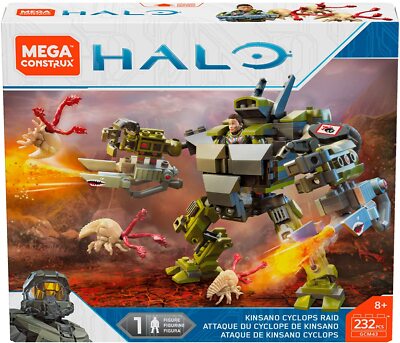 NEW HALO CONSTRUX MEGA BLOKS UNSC HELLBRINGER KINSANO CYCLOPS RAID GCM43