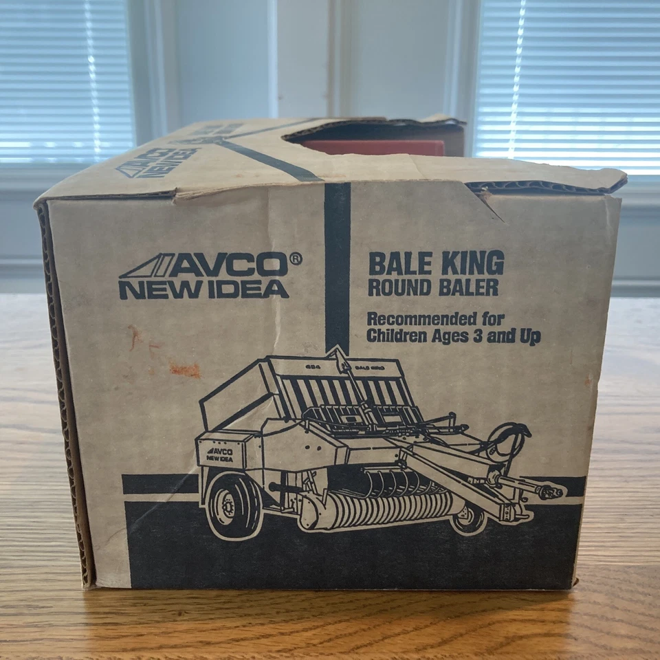 1982 AVCO НОВАЯ ИДЕЯ МОДЕЛЬ 484 BALE KING КРУГЛЫЙ ПРЕСС-ПОДБОРЩИК СЕНА ТЮК И КОРОБКА, 1:16 - Изображение 4 из 4