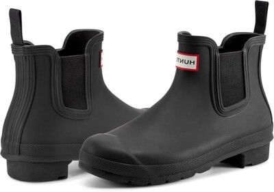 Hunter Orig W Chelsea Original Women Chelsea Boot In BLACK Size US 6
