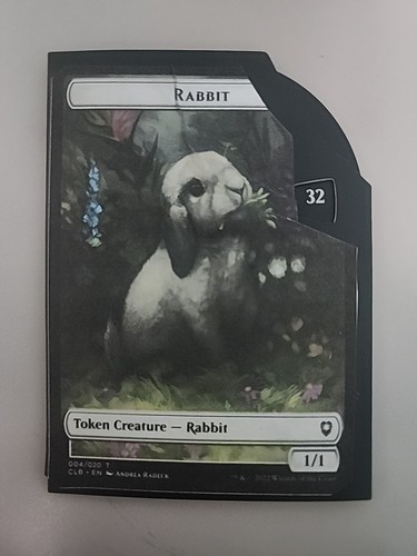 MTG Rabbit Token Spindown | eBay