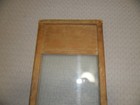 Antique/Vintage Glass And Wood Small Ribbed Glass Washboard — photo 3