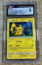 PIKACHU SM86 CGC 9 POKEMON 2017 SHINING LEGENDS COLLECTOR CHEST NEW CASE/CERT 📈