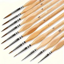 Miniature Paint Brushes Model Brushes Detail Paint Brush Set, Fine 12PCS