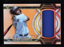 2021 Triple Threads Single Jumbo Relics Amber 2/18 Vladimir Guerrero Jr 00d2