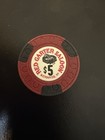 $5 Red Garter Wendover Nevada Casino Chip Larger Inlay Design — photo 2