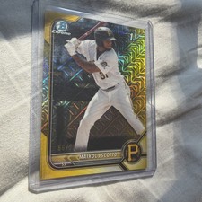 2022 Bowman -ChromeProspects Maikol Escotto #BCP-52Gold Mojo Refractor /50  (RC)