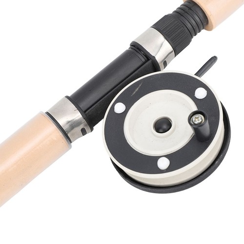 Canna da Pesca Ghiaccio Mulinello Combo 75cm Palo da Pesca Invernale per Padri Figli Marito WT - Foto 4 di 24