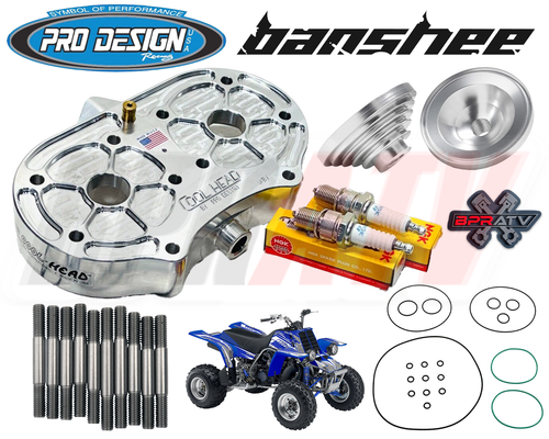 Banshee BPRATV 66mm Big Bore 409 Sneaker Stroker Crank Wiseco Pistons Cool Head - Afbeelding 3 van 24