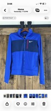 Women’s Large Nike  Jacket Blue LargeSwoosh Athletic Full Zip Outdoor Active