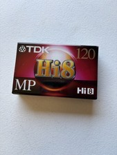 TDK Hi8 120 MP Video Cassette - Black P6-120H8MP Camcorder Camera Film