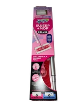 Swiffer Wicked Pink Sweep & Mop Deluxe 2-in-1 Kit Limited Edition Rare - NEW