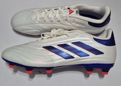 NEW Adidas Copa Pure 2 League FG Soccer Cleats White Blue IG6408 Men s Size 10.5