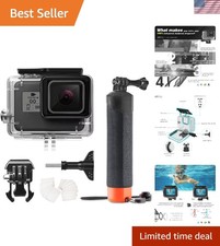 High-Performance 45M Underwater Case for GoPro Hero 2018/7/6/5 - Complete Kit