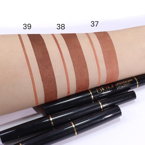Kaely 2-in-1 Light Nude Brown Matte Lip Liner & Lipstick Combo Set Kit for Women - Picture 5 of 6
