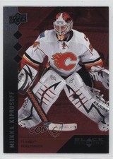 2009-10 Upper Deck Black Diamond Ruby 77/100 Miikka Kiprusoff #150 2d8