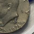 1976 Kennedy Half Dollar Bicentennial INCREDIBLE Someone should have been fired