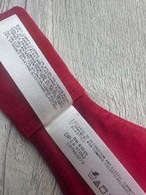 Wacoal Perfect Primer Bra Underwire Red Unlined Full Coverage Microfiber 855213