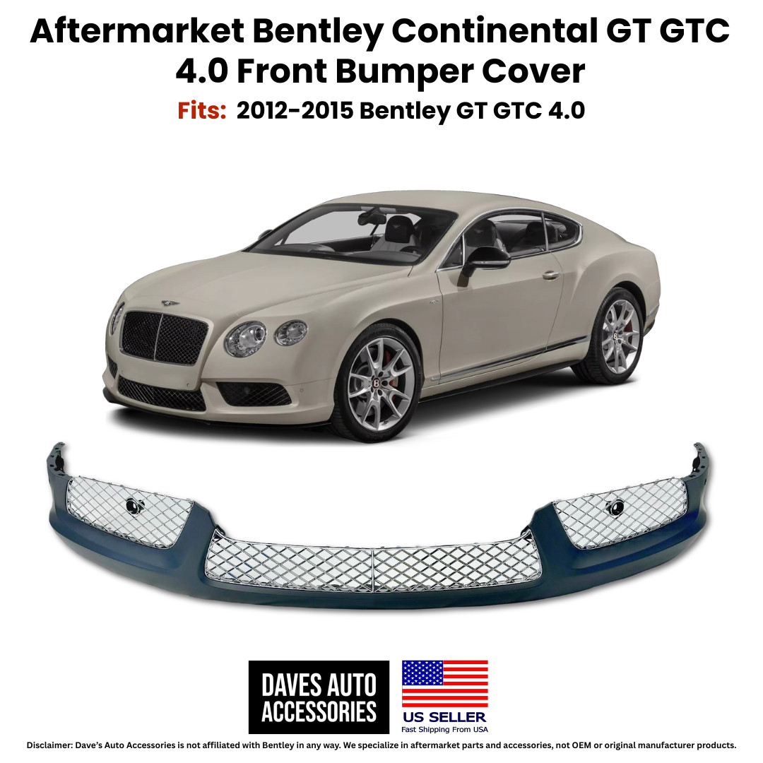 Bentley Continental GT GTC Front Bumper Grille Kit 2012–2015