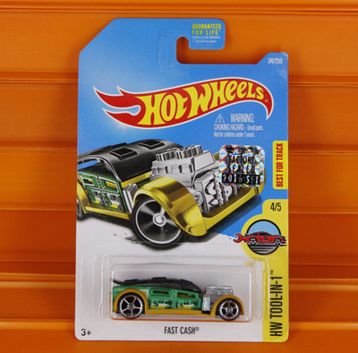 Hot Wheels - 2016 - FAST CASH - HW Tool-In-1 4/5 * FACTORY SEALED ** GELDKLAMMER