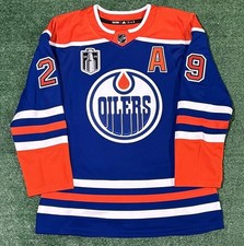 Edmonton Oilers Leon Draisaitl Special Stanley Cup Herren NHL Hockey Trikot