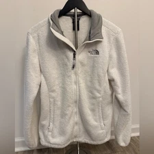 The North Face Women’s Osito Fleece Jacket White Full Zip Size Large