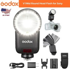 Godox V1 mid S V1midS TTL Flash Touchscreen Round Head mini Flash for Sony
