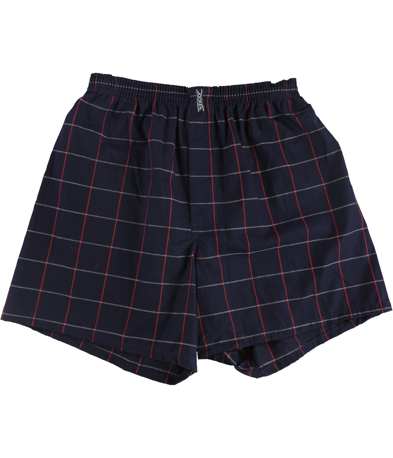 Мужские клетчатые трусы-боксеры Jockey синие маленькие 3790₽