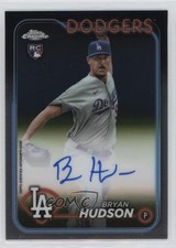2024 Topps Chrome Rookie Auto Bryan Hudson #RA-BHU Auto 0q0b