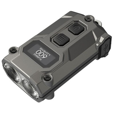 Nitecore TINI 3 grau   Schlüsselbundlampe mit 600 Lumen, 3 Lichtfarben, USB-C