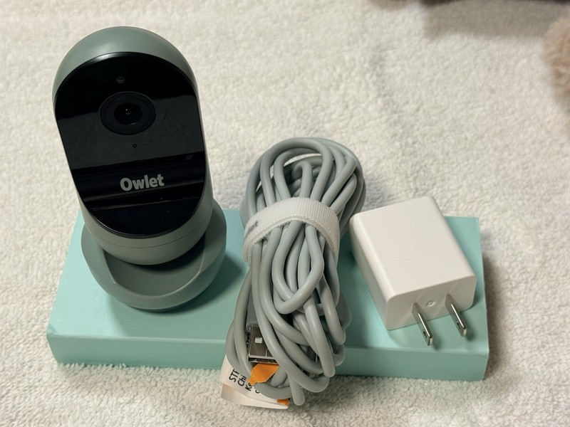 Owlet OC1A Baby Monitor Camera, Wi-Fi, USB Cable & Power Adapter