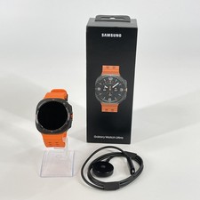 Samsung Galaxy Watch Ultra 2025 47mm Gray Titanium LTE w/Orange Marine -9/10