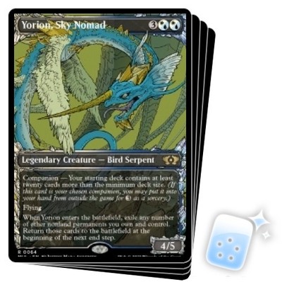 YORION, SKY NOMAD X4 March Of The Machine: Multiverse Legends Magic MTG CARD