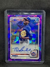 2020 Bowman Sapphire #BSPA-TD Tony Dibrell RC Auto Purple Refractor /10 Mets A8