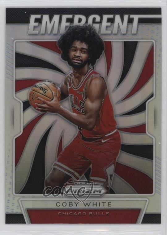 2019-20 Panini Prizm Emergent Silver Prizm Coby White #1 2h5