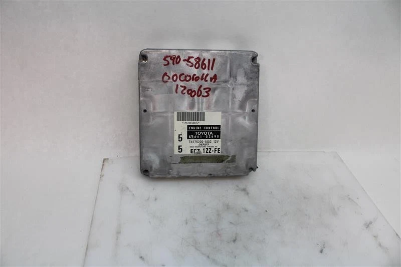 ECU ECM COMPUTER TOYOTA COROLLA PRIZM 2000 AUTO FED 8966102691 1282771 - Изображение 2 из 4