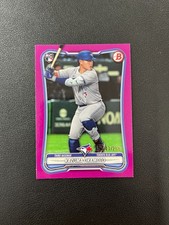 2026 Bowman Kazuma Okamoto Rc Rookie Fuchsia Base 047/299 BJST