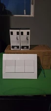 (X2)NEW Deako Simple Dimmer 3-Way/4-Way With 3 gang Back Plate with switches!